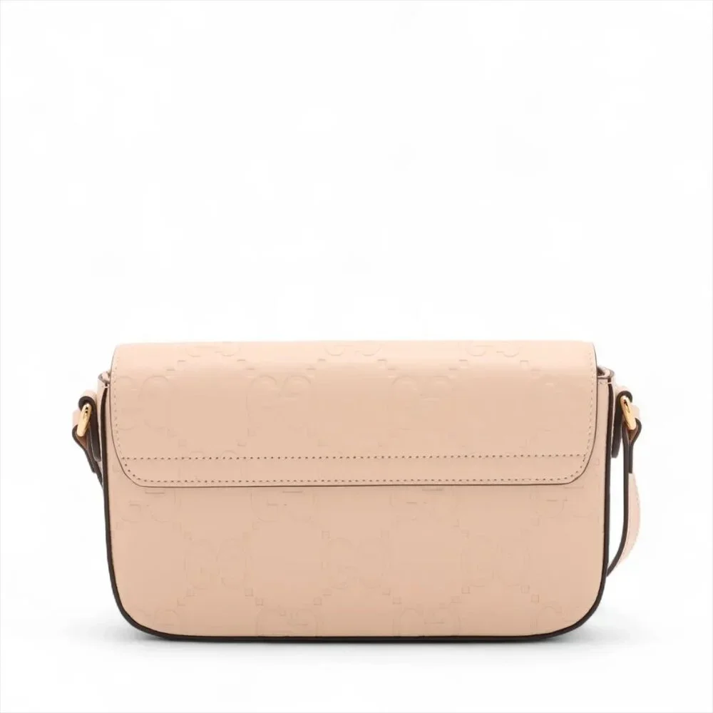 Sold Out ❌Gucci GG Super mini Leather Shoulder bag Beige 772794 - Picture 2 of 11